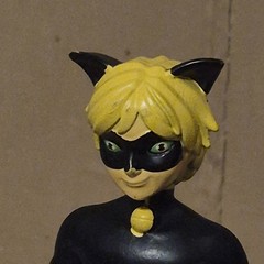 Miraculous Ladybug Bend-Ems Cat Noir Hawk Moth Figure & Plagg Kwami Surprise Lot