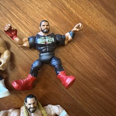 Lot Of 4 Mattel WWE Knuckle Crunchers Rebound Ring Costco Exclusive Figure