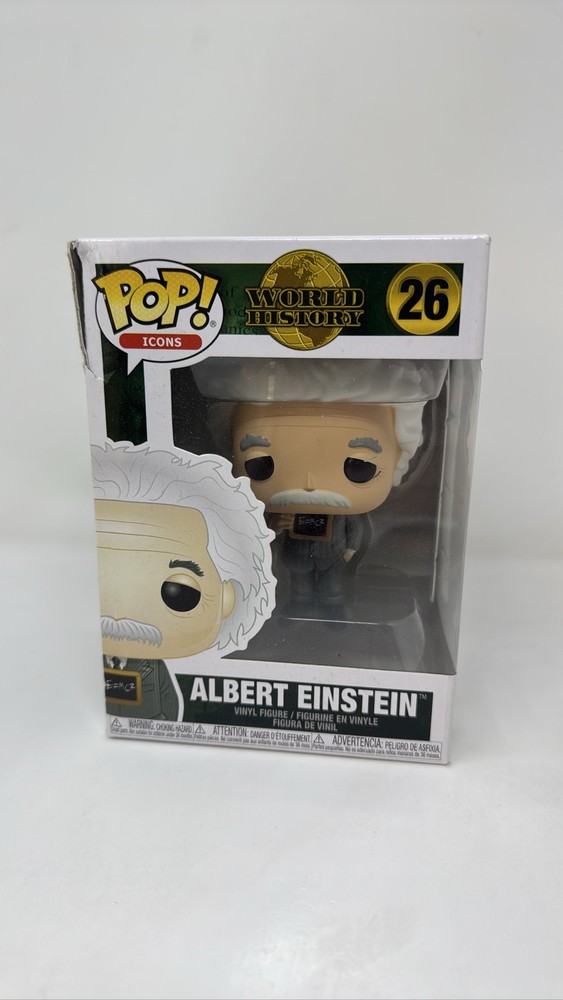 Funko Pop! Icons World History Albert Einstein #26 Vinyl Figure