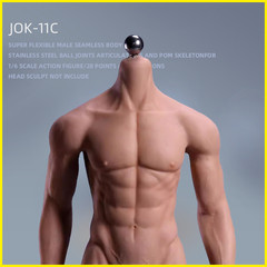 1/6 JIAOU DOLL JOK-11C Changable Feet Seamless Body Male Man Flexible Figure