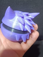 Gengar Pokémon Figure Plastic Toy/Prop, Purple Black Gray Red