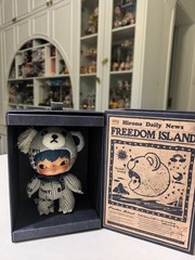 100%Authentic POP MART Hirono Freedom Island Plush Doll Pendant Toy 18cm Gift