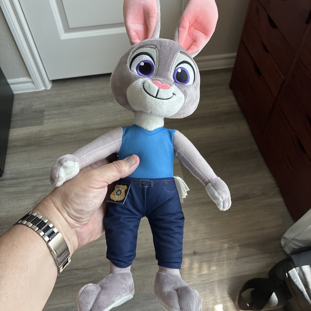 Disney’s Zootopia 2 14” Feature Plush Judy Hopps – 10+ Sounds and Phrases – P…