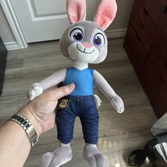 Disney’s Zootopia 2 14” Feature Plush Judy Hopps – 10+ Sounds and Phrases – P…