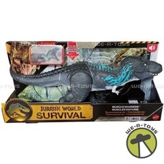 Mattel Jurassic World Muscle Madness T-Rex – Chomp & Roar Action Figure