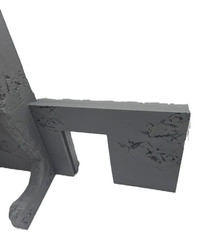 WW1 WW2 1:18 Scale Battle Damaged Building Diorama – Ideal for 3.75-4″ Figures