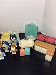 Disney Bluey & Friends Figures & Furniture Accessories LOT of 22 Pieces