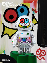 MEGA SPACE MOLLY 400% Jon Burgerman Series Confirmed Figure Secret – CASH