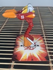 Bakugan Beamblitzer Red Gold Battle Gear Gundalian Invaders DNA 120G Figure Toy
