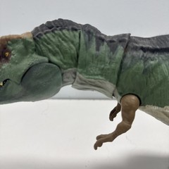 Custom Mattel Jurassic World Bull Buck T-Rex Rebirth Inspired Green Rex Escape