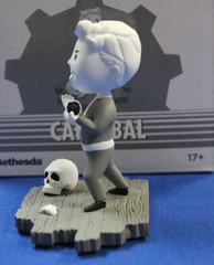 Bethesda 2021 Fallout Vault Boy Cannibal Black and White Mini Statue