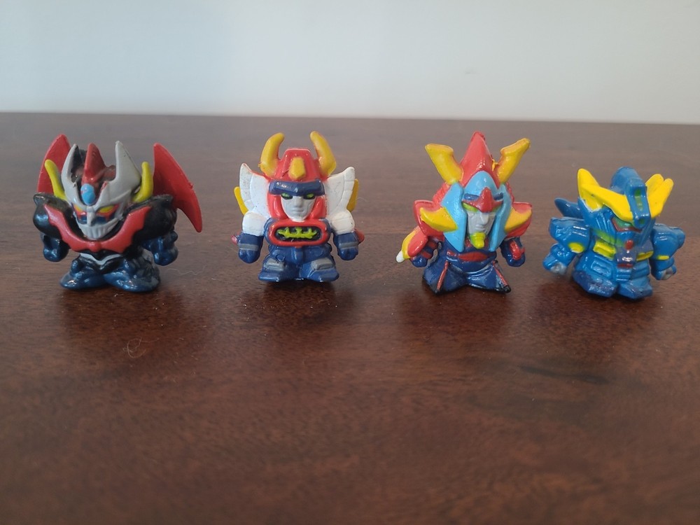 Super Robot Wars Gundam SD Mini Figure 1 Inch Lot Of 4 Capsule Toy 2000s