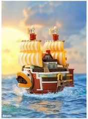 POP MART One Piece The Grand Line Series Cook Pirates Ship Figure – Baratie