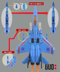 IN STOCK GO Better 3D DIY Filler Upgrade Kit For SS86 Thundercracker Accessories