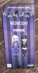 MINIX Collectible Figurines Wednesday TV Series: #123 WEDNESDAY ADDAMS w/THING