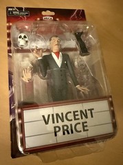 Neca Toony Terrors VINCENT PRICE 5″ Figure w/Backdrop Display New