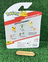 Pokemon Battle Ready Figure Set Jolteon Flareon Vaporeon Jazwares Set (3) NEW