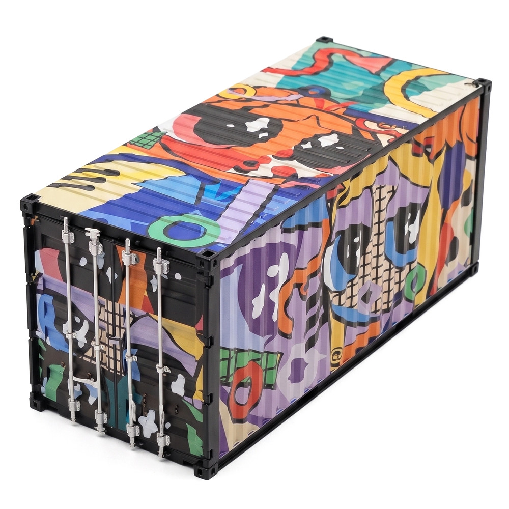 1:20 Shipping Container JCORP KaPOW Puff Girls 5″ Vinyl Figure Graffiti Art Toy