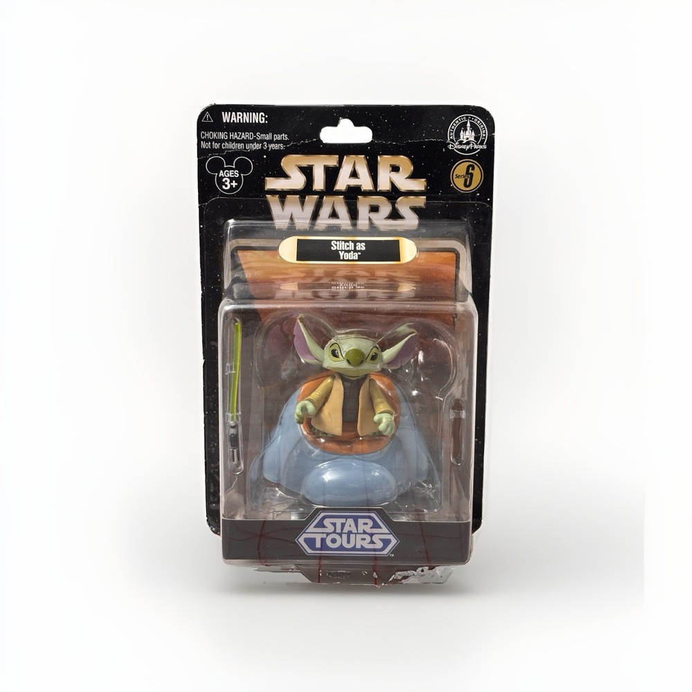 👾 Disney Parks Star Wars Stitch as Yoda Series 6 Figure BNOS Sealed