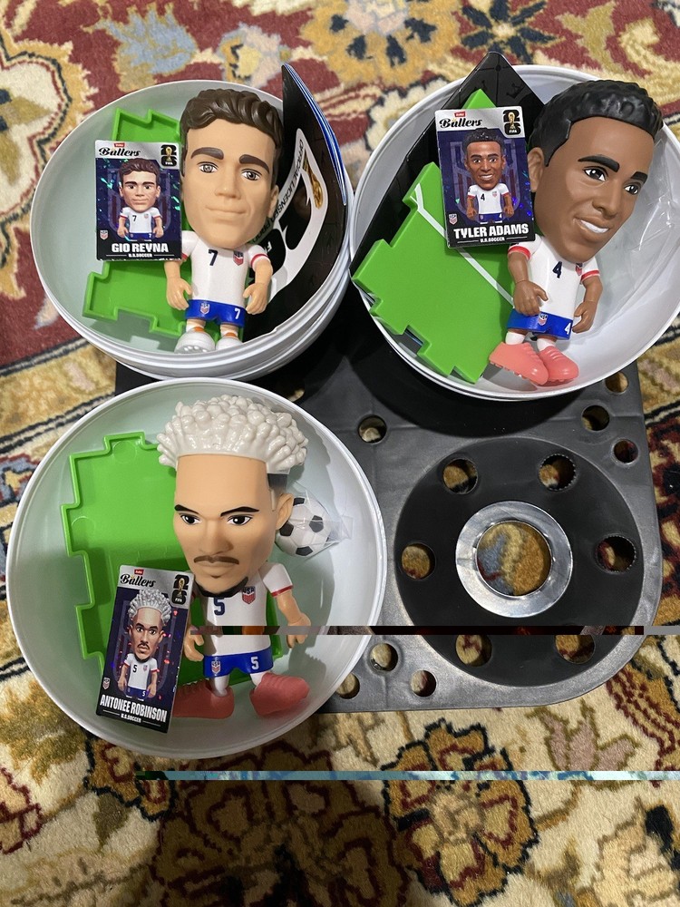 Lot of 3 Zuru Ballers World Cup 2026 Soccer Figure USA team