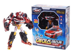 Hello Carbot Ace Rescue 에이스 Santafe All Star Transforming Robot Action Figure