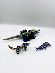 Bandai Megazord Power Rangers Wild Force Gaoranger SMP Gao Hunter Minipla