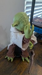 Star Wars 16″ Spin Master Legendary YODA Interactive Jedi Training Master