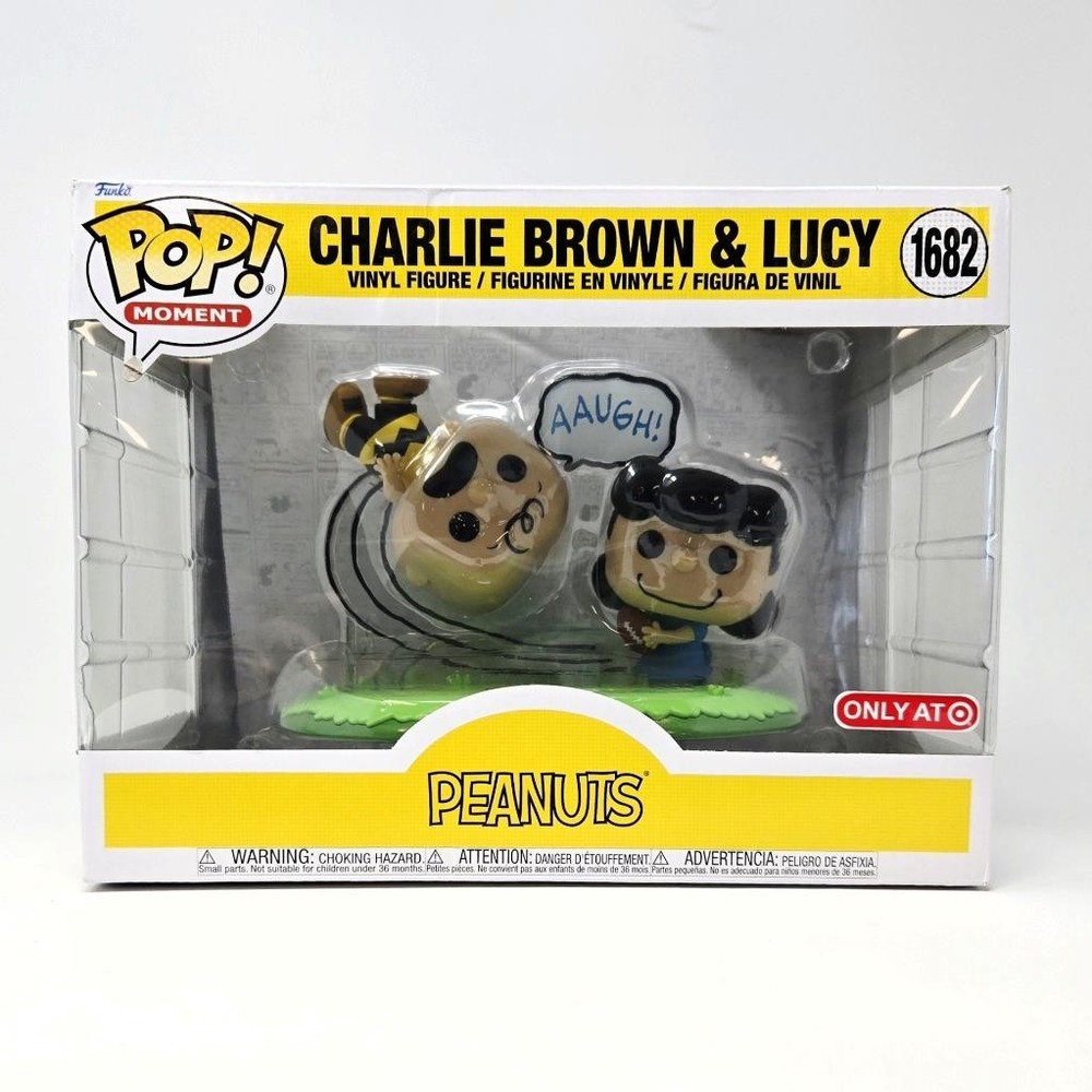Peanuts Funko Pop! Moment Charlie Brown + Lucy 1682 Target Exclusive : NEW!