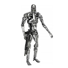 New 7″ Terminator 2 Judgment Day T-800 Endoskeleton Arnold PVC Action Figure –