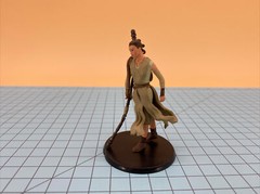 Disney Store REY ACTION FIGURE Cake TOPPER STAR WARS PVC Toy Jedi Collector