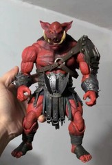 9in Xesray Studios Fit Only Head Combatants Fight For Glory Pig Red Yellow BLACK