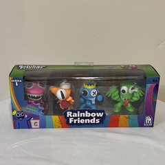 Roblox RAINBOW FRIENDS 4 Pack Mini Figure Set PURPLE ORANGE GREEN BLUE NEW! 2023