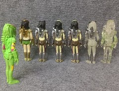 Lot of 7 Super 7 Predator Action Figure 3.75″ loose