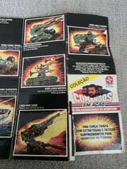 GI Joe BRAZIL Estrela Comandos EM ACAO Advertising Leaflet/Folder!