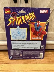 SCARLET SPIDER Hasbro 2024 Marvel Legends Spider-Man Retro Card 6″ Figure MOC