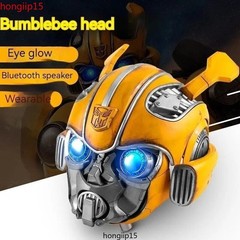 US! Bumblebee Helmet 1:1 – English Voice Control Christmas Gift Cosplay Prop