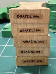 VTG Thomas & Friends Lot 9 Pine & 5 Oak Trees Snowy Green 1994 Britt Allcroft