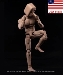 Notaman NT-02W 1/12 Male Muscular Square Head Wide Shoulder Body 6”Figure
