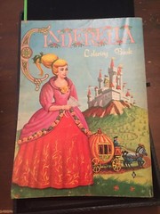 1964 Cinderella Coloring Book Waldman Publishing Company