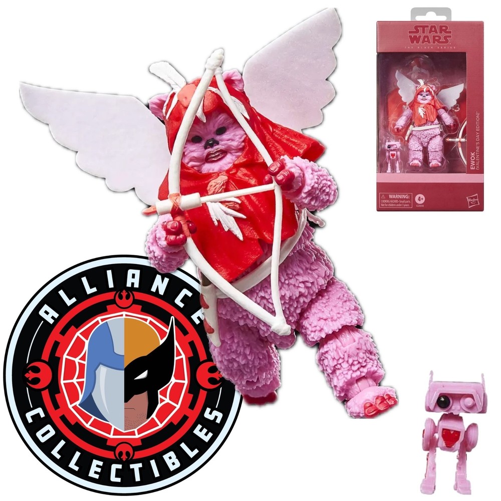 2026 Star Wars Black Series Valentine’s Day Holiday CUPID EWOK 6″ Hasbro Figure
