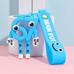 Cute 2026 Anime STEAL a BRAINROT Blue 67 Sahur Keychain No. 67 Keychain Pendant