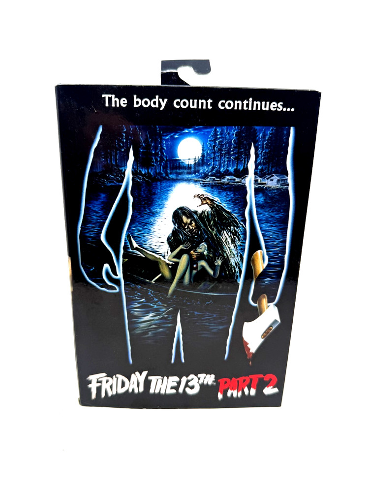 NECA Horror Friday The 13th Part 2 Jason Voorhees OPENED Action Figure