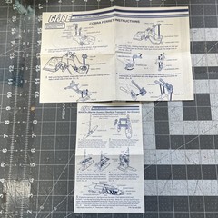 Vintage • G.I. Joe BLUEPRINTS / INSTRUCTIONS LOT (28 pcs) • Combat jet, Etc.