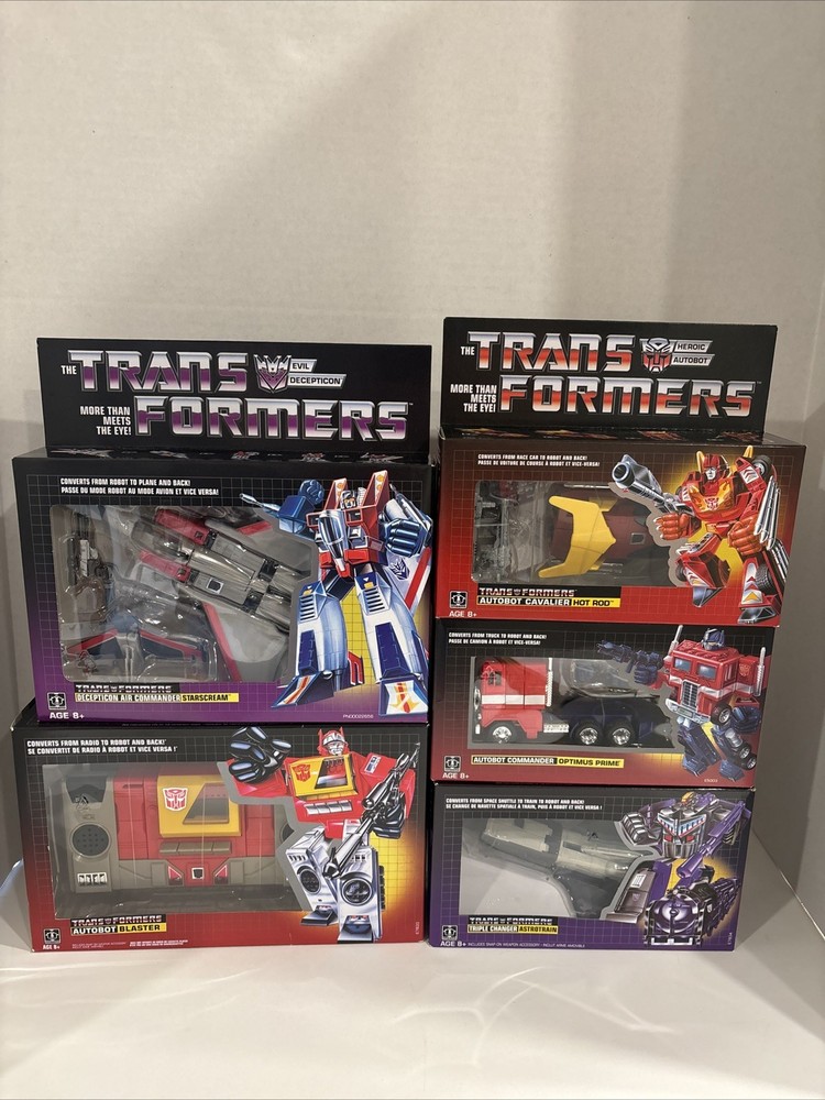 Transformers Generation One Walmart Reissue Lot MIB.