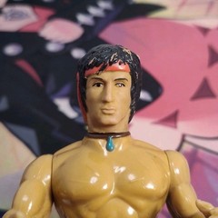 Vintage 1985 Force of Freedom John Rambo 6″ Toy Action Figure Anabasis Coleco