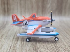 Disney Pixar Planes Pontoon Dusty #7 Fire & Rescue Mattel Loose NO Packaging