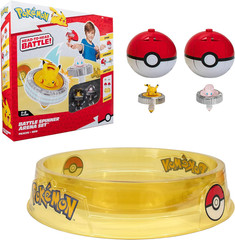 Battle Spinner Arena Set – Two Battle Spinners with Two Poké Ball Spinner Launch