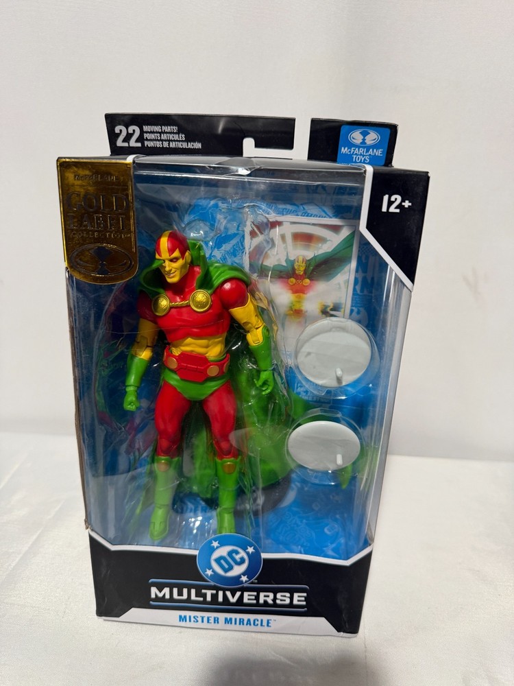 McFarlane Toys DC Multiverse Gold Label Mr Miracle Action Figure Damaged Box