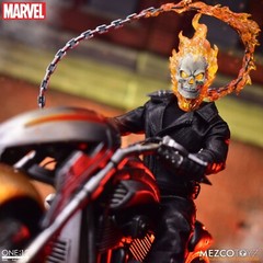 Mezco Toyz One:12 In StockMarvel Ghost Rider And Hell Cycle 1/12 Action Figure