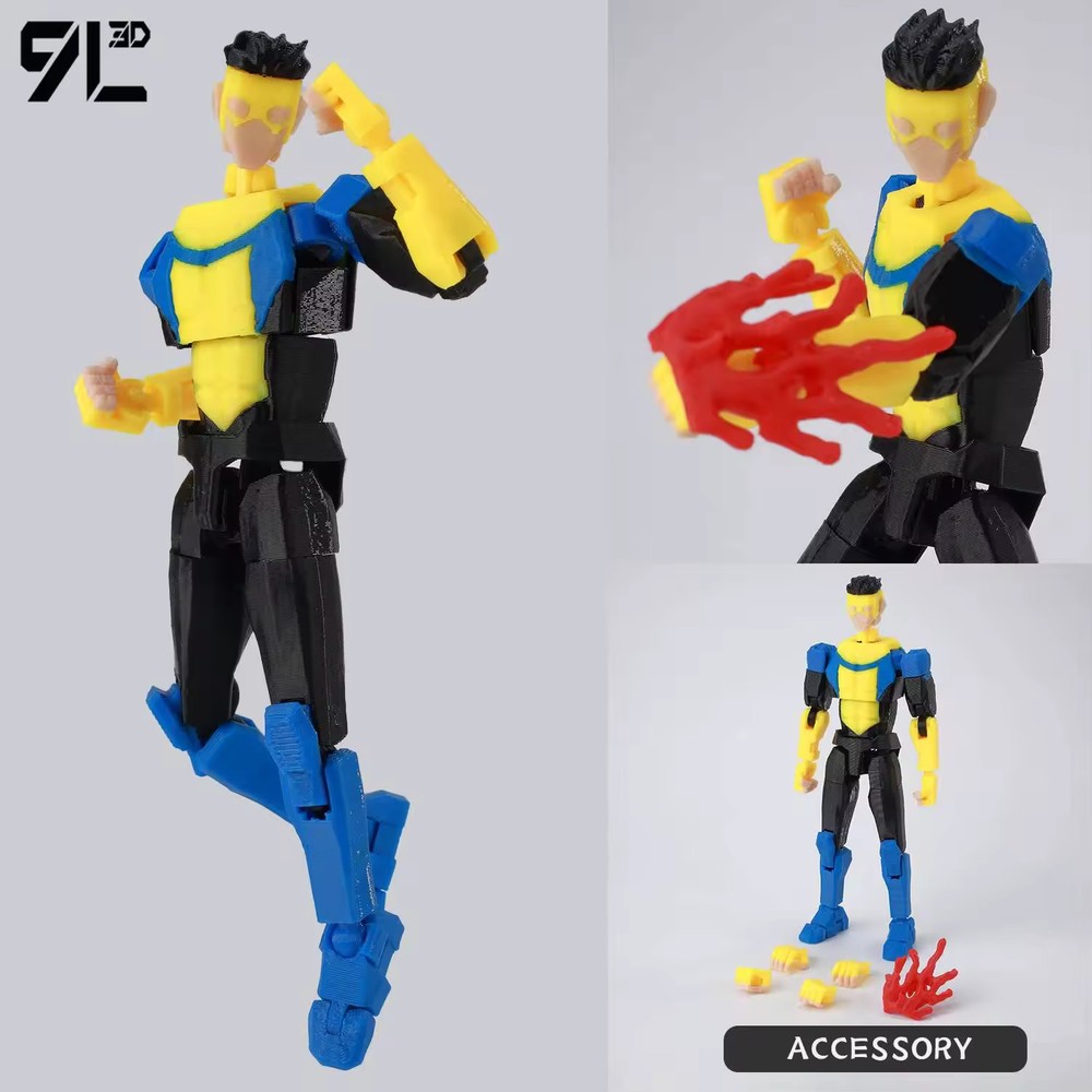 9L3D Printed Dummy13 T13 Goggless Mark Action Figure Collectible Model Toy